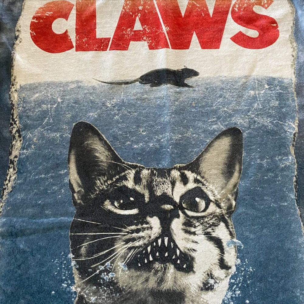 NEW Claws Graphic Unisex T-Shirt Tie Dye, Medium